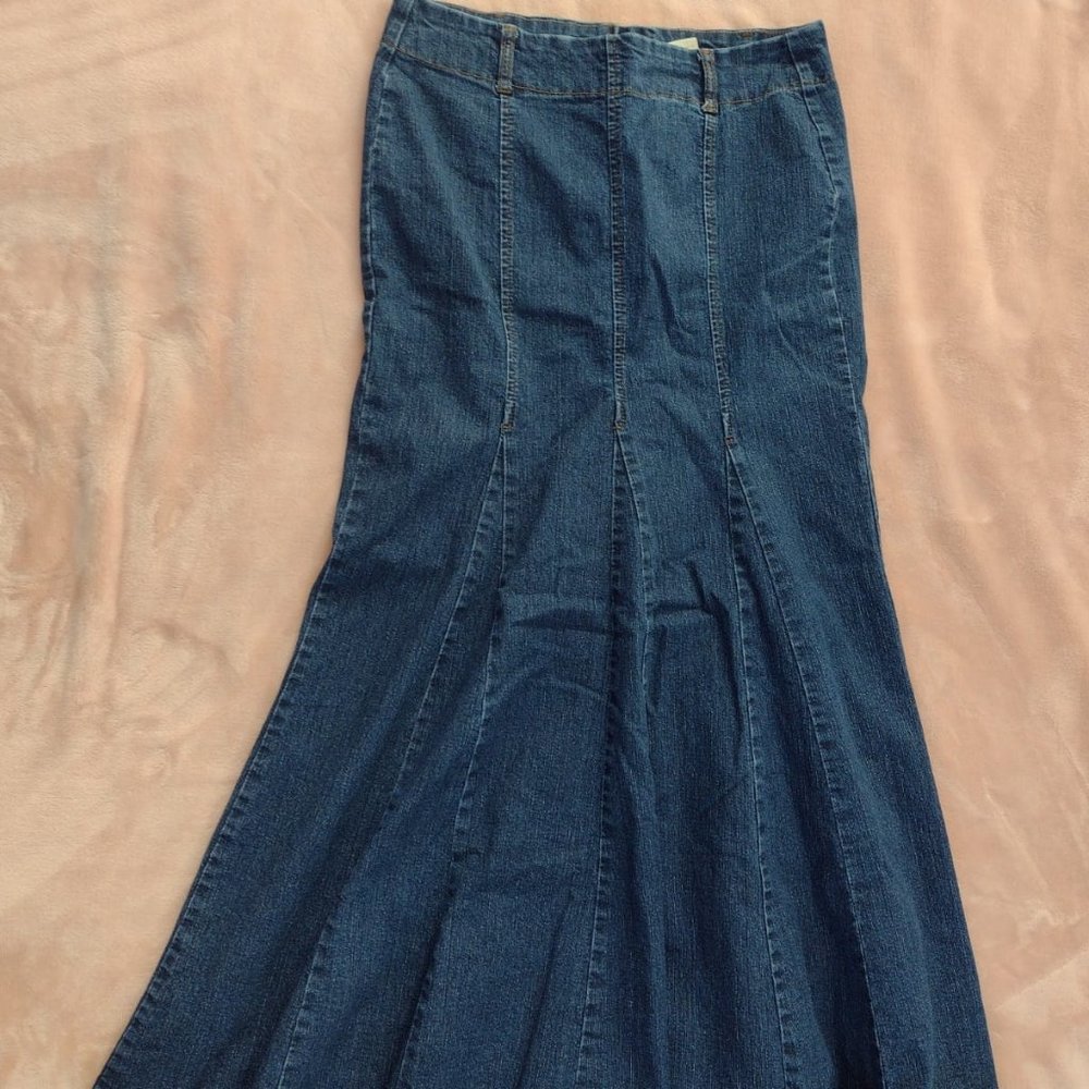 Long denim Skirt